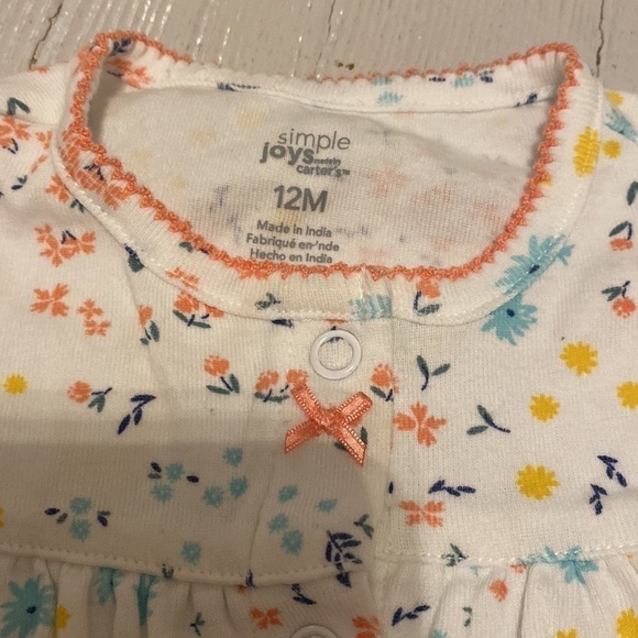 CARTER’S Flower Romper - Picture 2 of 4